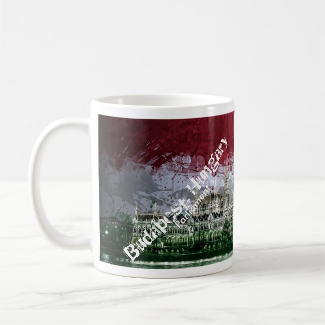 Budapest, Hungary - Parliament Coffee Mug (Left)
