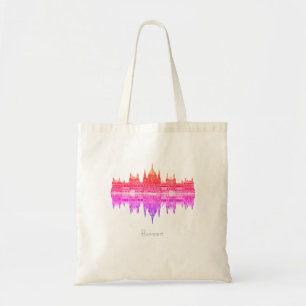 Budapest Hungary Parliament Sketch Tote Bag