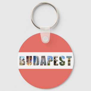 Budapest Hungary Travel Photo Keychain