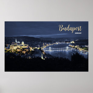 Budapest Hungary Wall Poster Souvenir
