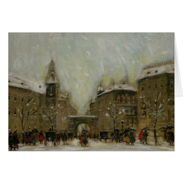 Budapest in the Snow (Front Horizontal)