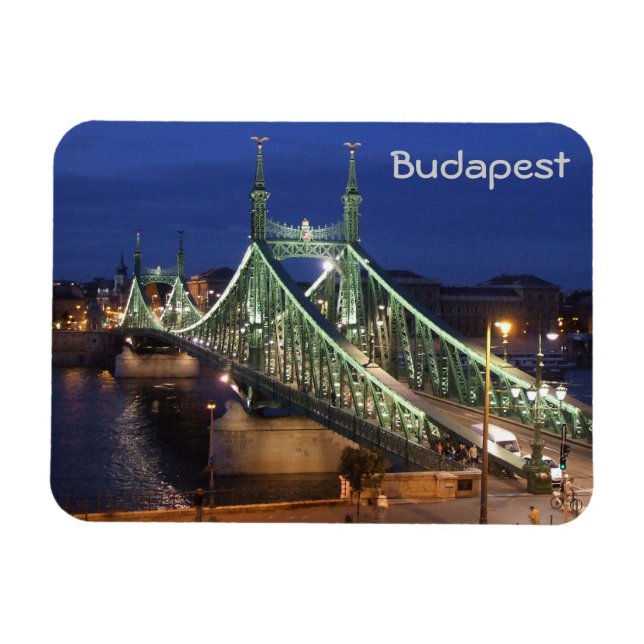 Budapest - Liberty Bridge Magnet (Horizontal)