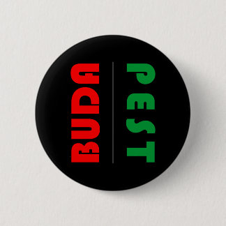 Budapest minimalist Hungary 2 Inch Round Button