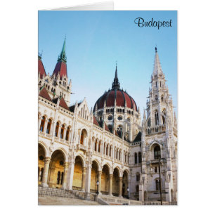 Budapest Parliament Building Card