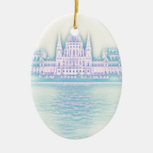 Budapest Parliament Building Hungary Ceramic Ornament