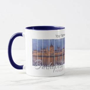 Budapest Parliament Hungary Vintage Panorama Mug