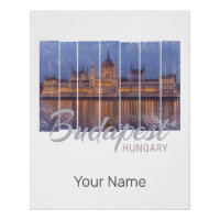 Budapest Parliament Hungary Vintage Panorama