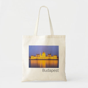 Budapest Parliament Panorama Hungary Holiday Tote Bag