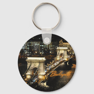 Budapest, The Chain Bridge from the Buda Castle Keychain