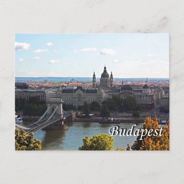 Budapest Travel Postcard (Front)