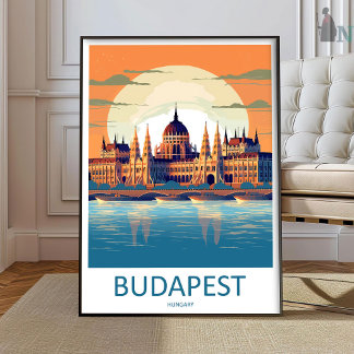 Budapest Travel Print Wall Art Budapest Wall Hangi