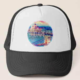 Budapest vintage, circle trucker hat