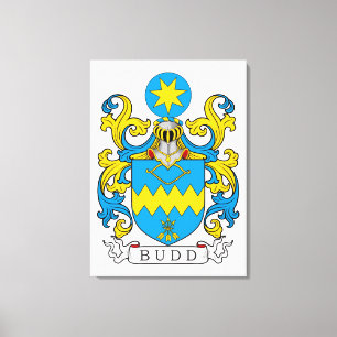 Budd Family Crest Canvas Print