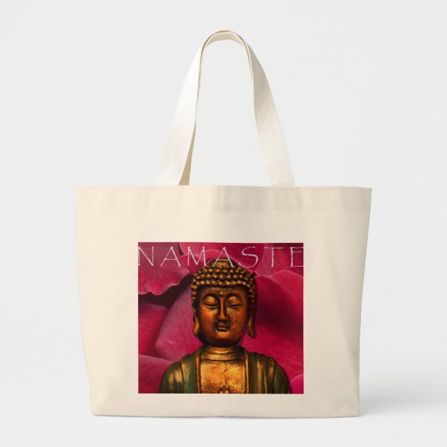 BuddaRose - Customized Large Tote Bag (Front)