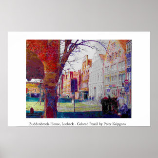 Buddenbrook-House, Luebeck, Northern Germany Poster