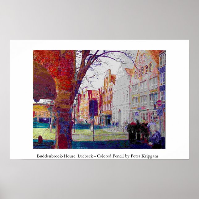 Buddenbrook-House, Luebeck, Northern Germany Poster (Front)