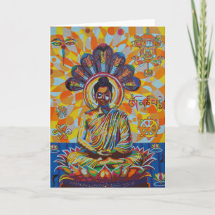 buddha - 2011 as greetingcard card