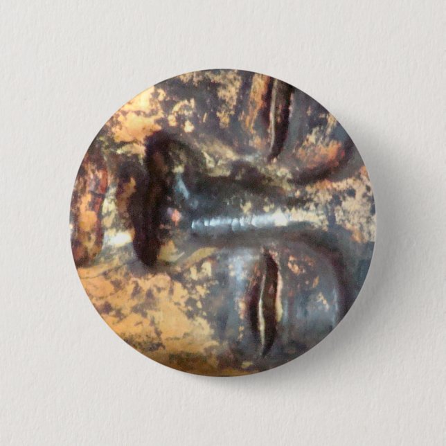 Buddha 2 Inch Round Button (Front)