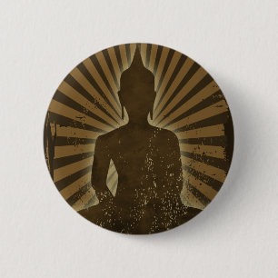 Buddha 2 Inch Round Button