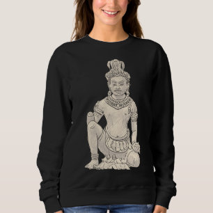 Buddha 4 Buddha Statue Buddha Wall Buddha Painting Sweatshirt