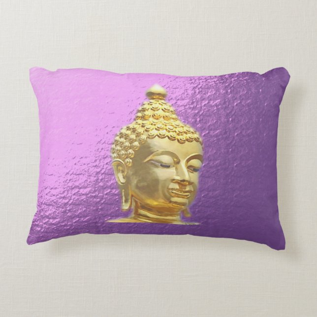 buddha accent pillow (Back)