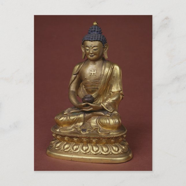 Buddha Amitayus seated in meditation Postcard (Front)