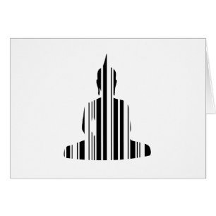 BUDDHA BAR CODE Modèle de code-barres bouddhiste