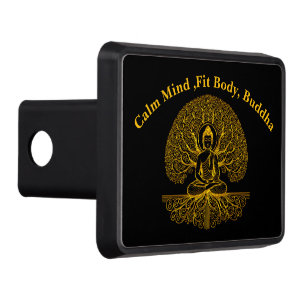 Buddha Beneath Sacred Tree  Trailer Hitch Cover