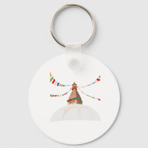 Buddha Boudha Swoyambhu Keychain