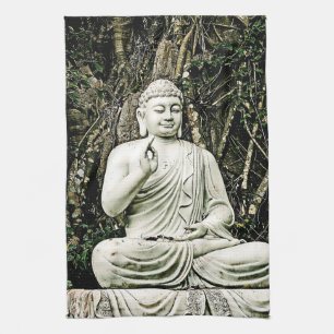 buddha, buddhism, asian, traditional, religion, kitchen towel