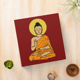 Buddha Buddhism.net Cartoon  Binder