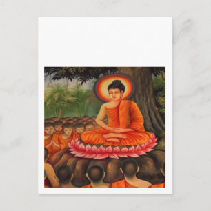 BUDDHA Buddhism Peace Postcard
