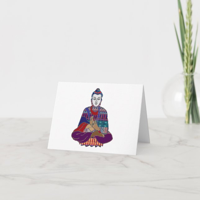 BUDDHA Buddhism Teacher Master NVN659 spiritual Card (Front)