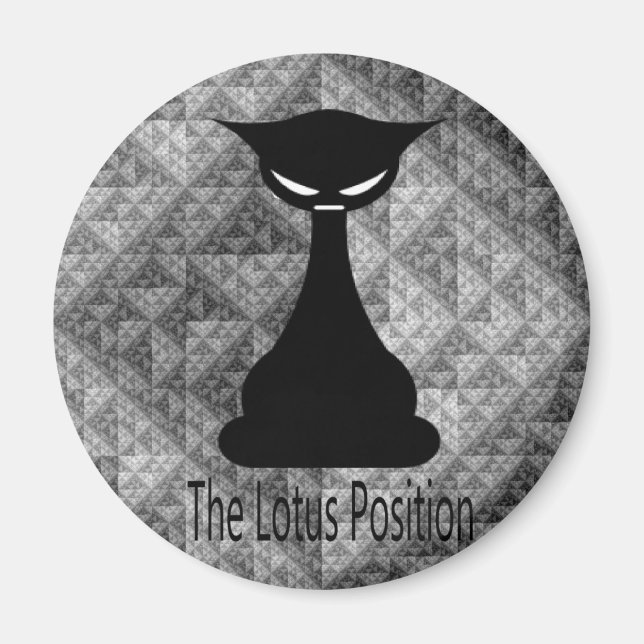 Buddha Cat Magnet (Front)