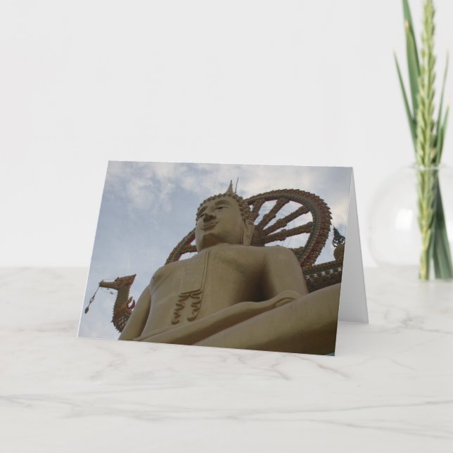 buddha circle thank you card (Front)