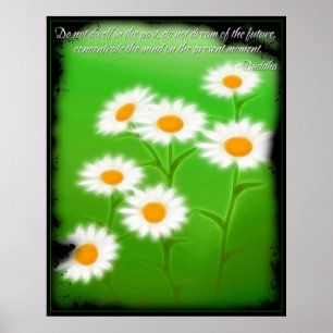 Buddha Concentrate Quote Poster