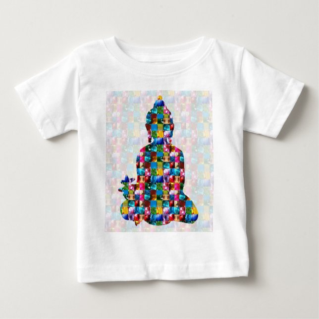 BUDDHA Consciousness : Rolled into JEWELS Baby T-Shirt (Front)