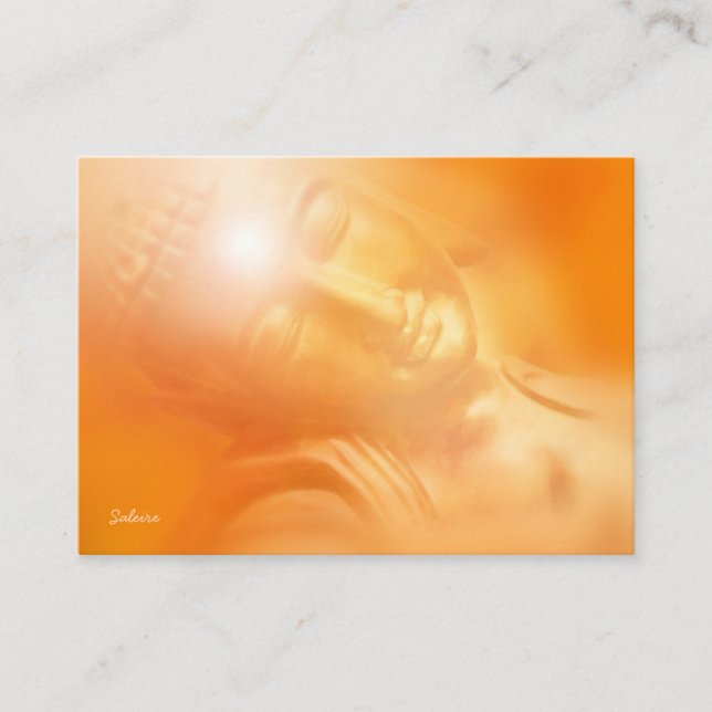 Buddha Daydreaming Healing Business Card (Front)