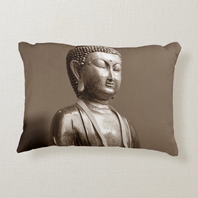 Buddha Decorative Pillow (Back)