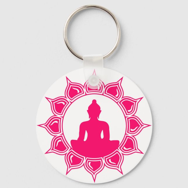 Buddha Designs by Liebby Industries Keychain (Front)
