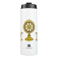 Buddha Dharma Wheel & Deers Tumbler