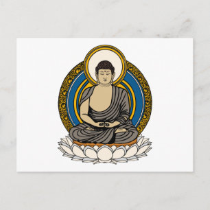 Buddha Dhyana Mudra Postcard