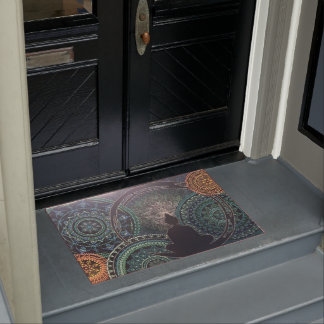 Buddha, Dot Art Mandala, Meditation Doormat