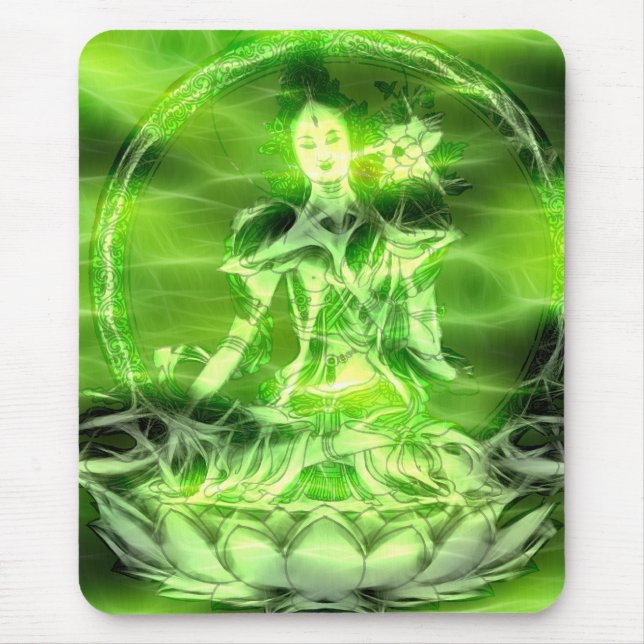 Buddha Energy 5 Tara Mouse Pad (Front)