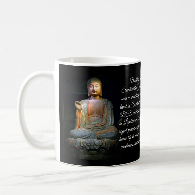 Buddha enlightenment coffee mug (Left)