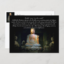 Buddha enlightenment postcard