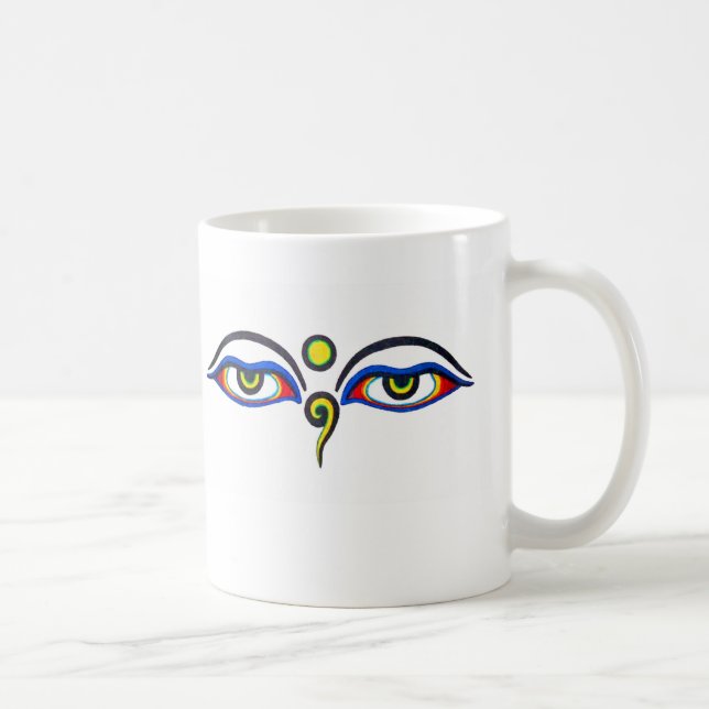 Buddha Eyes Coffee Mug (Right)