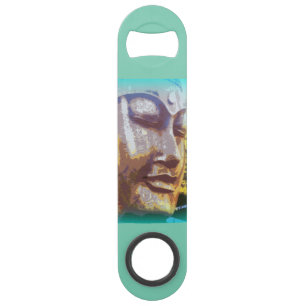 buddha face green bar key