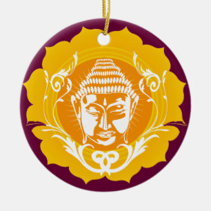 Buddha face ornament