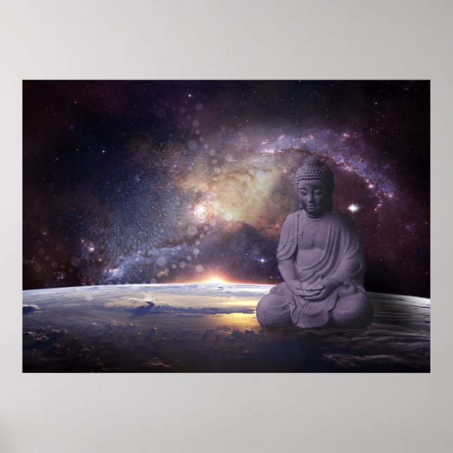 Buddha Galaxy Poster (Front)